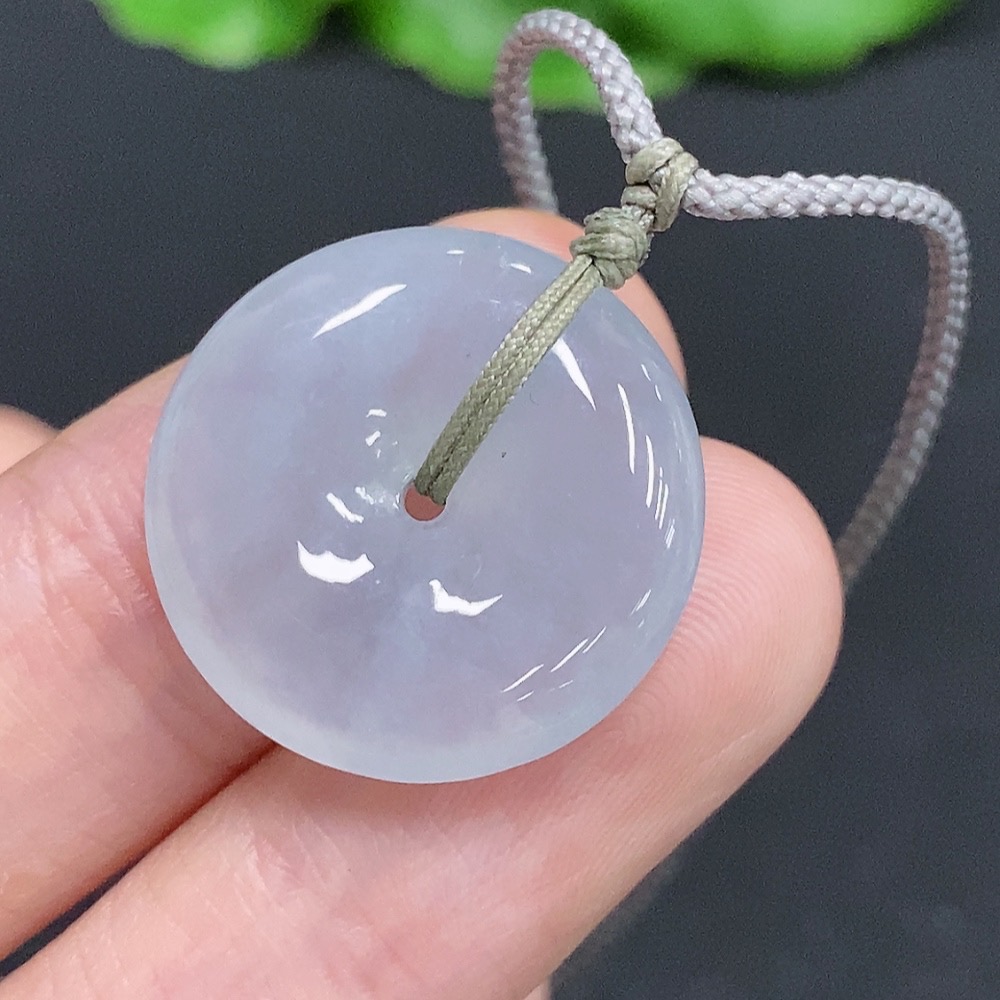 F30490315 Jadeite Safety Buckle Total Weight Including Rope Approx. 4.9g