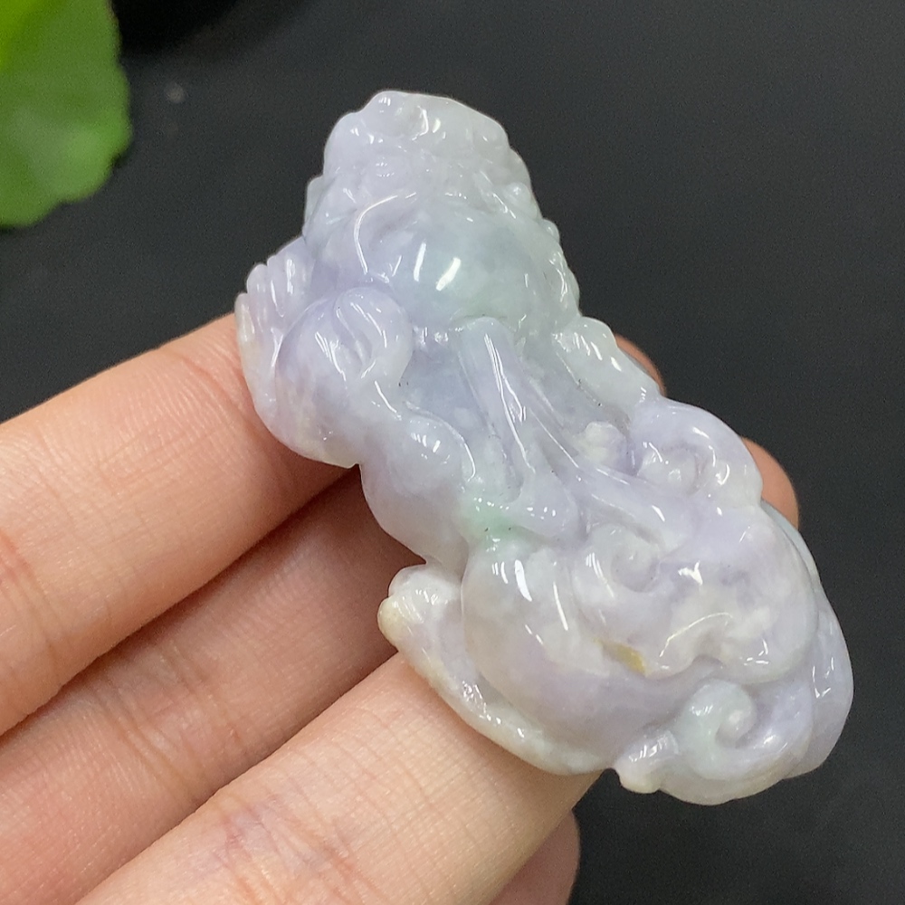F28197691 Jadeite Pendant, Total Weight Approx. 41.7g, Pixiu