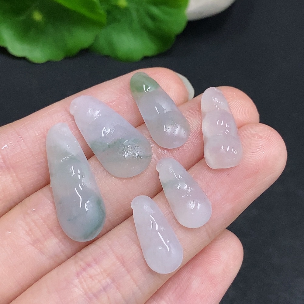 F33942024 Jadeite Rough Pendant Fu Dou Sell as a Lot