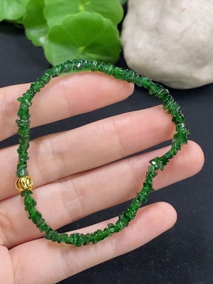 F46548368 翡翠手串 非金镶 货品总重约4.14g