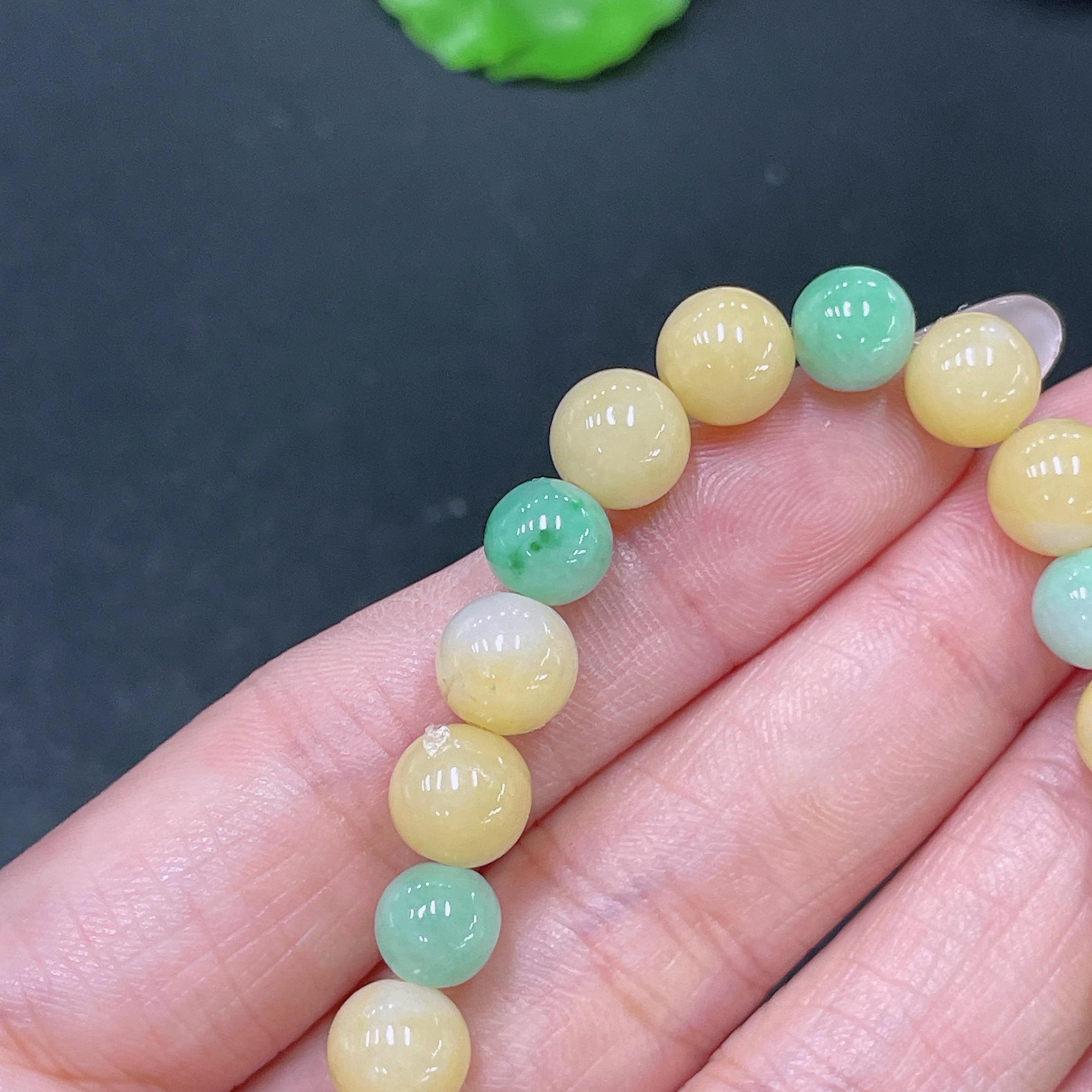 F35138884 Jadeite Bracelet Total Weight Approx. 20.26g Size About 8mm