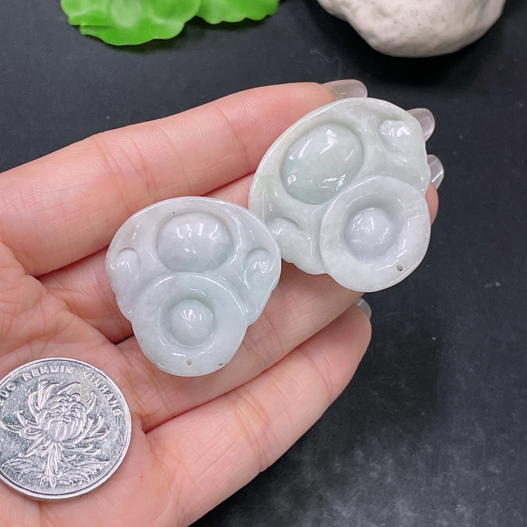 F35138242 Jadeite Pendant Buddha Sell as a Lot