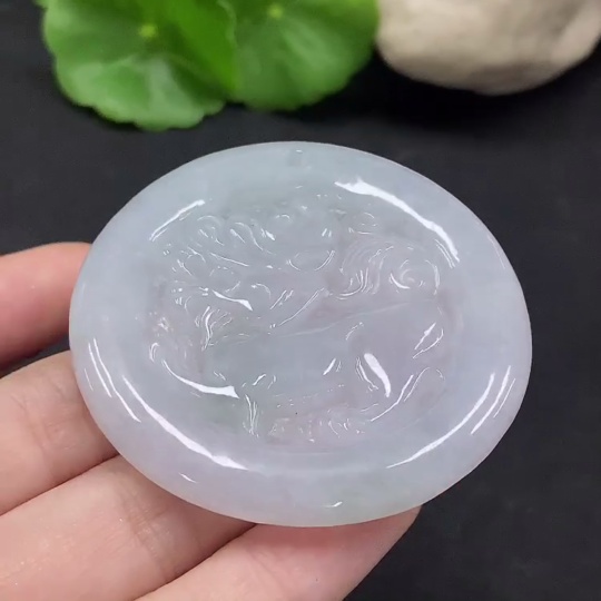 F34075136 Jadeite Pi Xiu Pendant Total Weight Approx. 29.09g