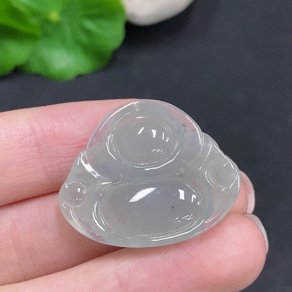 F34003348 Jadeite Buddha Pendant Total Weight About 5.8g