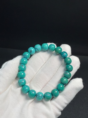 C33923997 Turquoise Bracelet Color Origin Undetermined Total Weight Approx. 29.94g Size Approx. 9.9mm