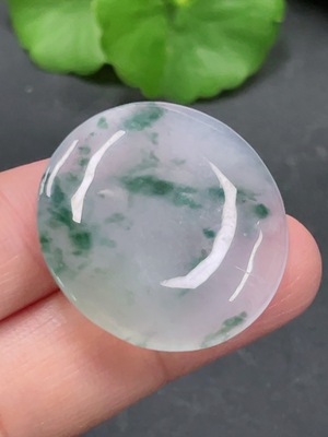 F22455948 Jadeite Inlaid Piece Total Weight 6.720g