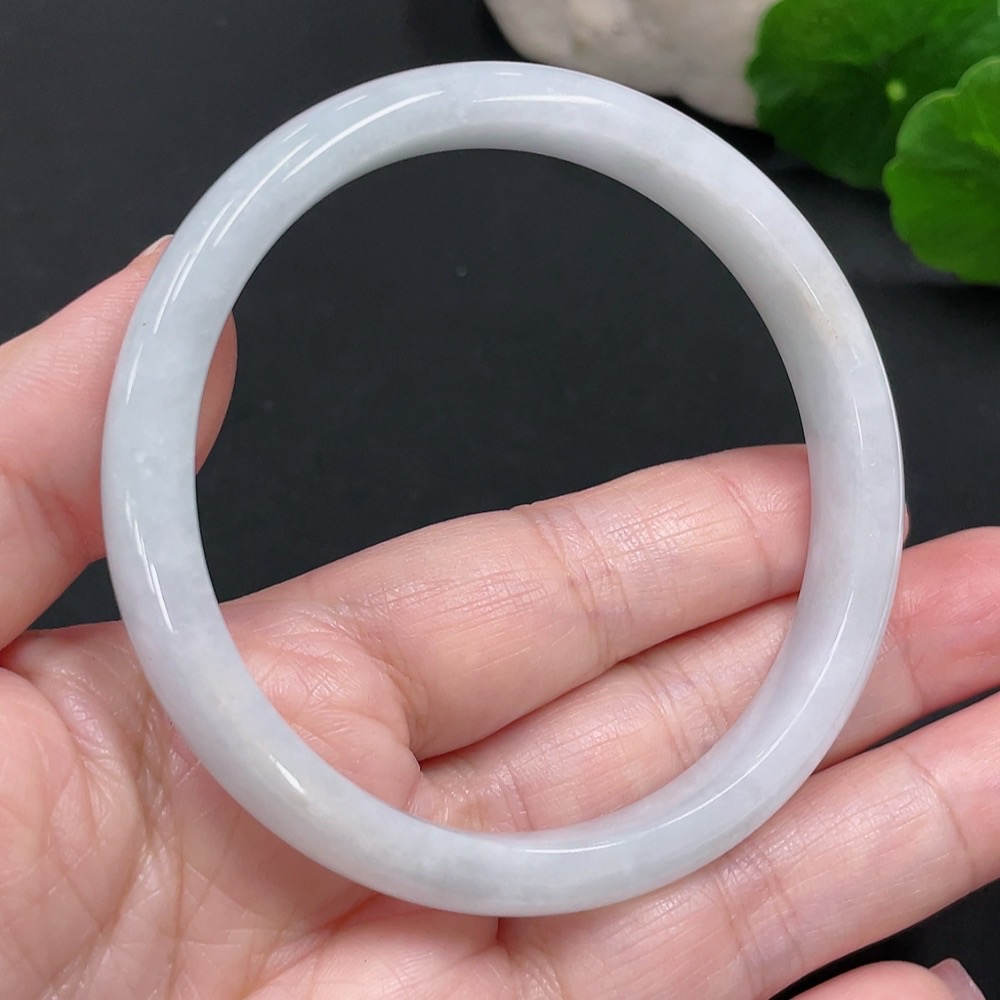 F25904847 Jadeite Round Bracelet, 59.4 Inner Diameter, Total Weight Approx. 35.4g