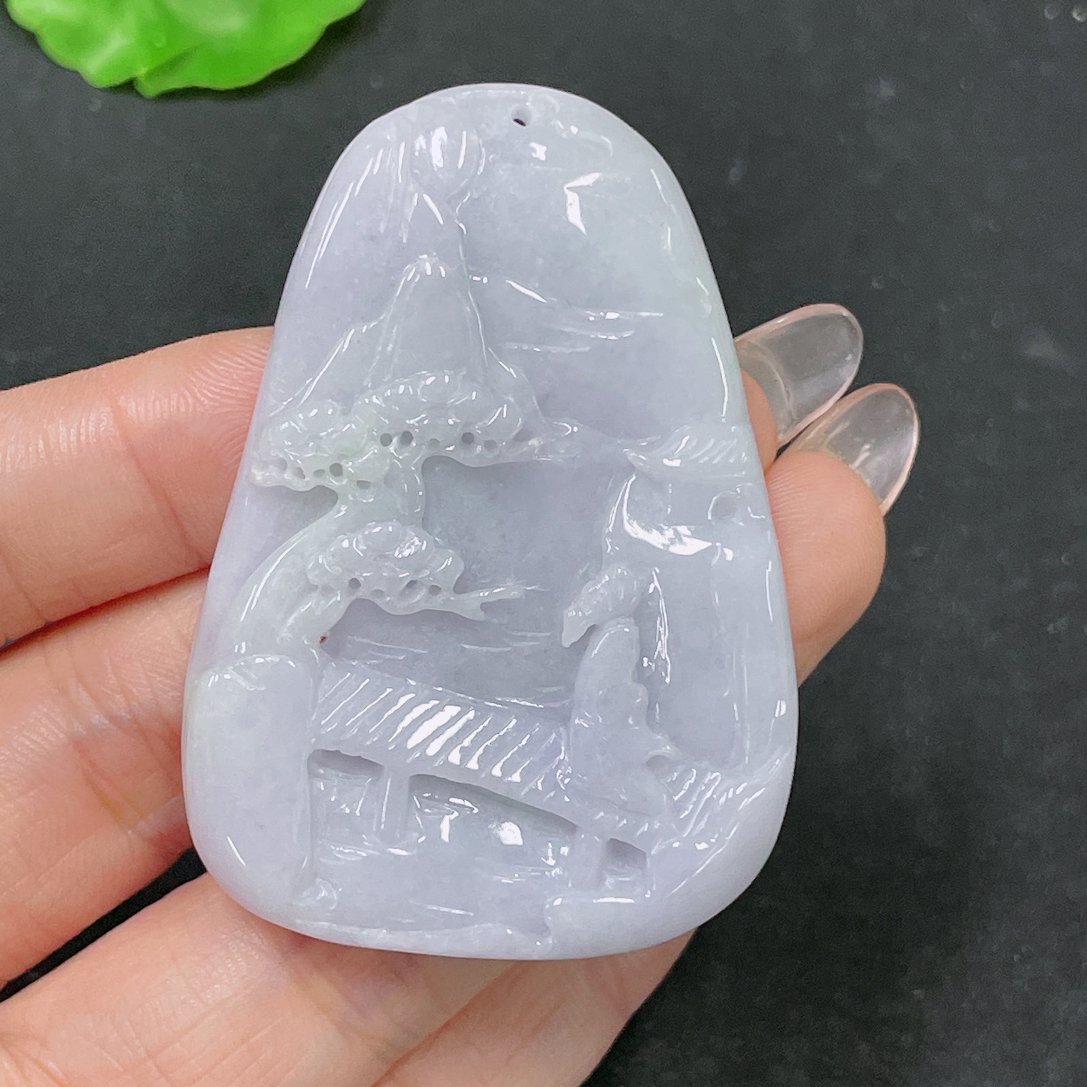 F34064107 Jadeite Pendant Landscape Total weight approx. 31.92g