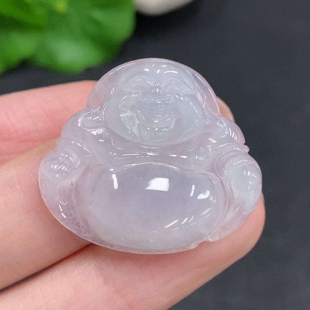F34003332 Jadeite Buddha Pendant Total Weight Approximately 5.4g