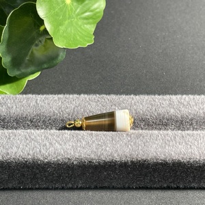 W41948500 约18-19世纪缠丝玛瑙搭型珠坠饰 老珠子