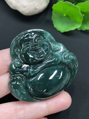 F24737977 Jadeite Pendant Buddha, Approx. Total Weight 43.42g