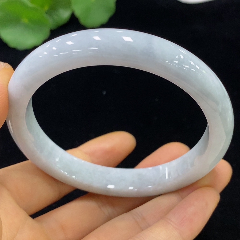 F34044641 Jadeite Round Bracelet Total Weight Approx. 59.7g Size 63