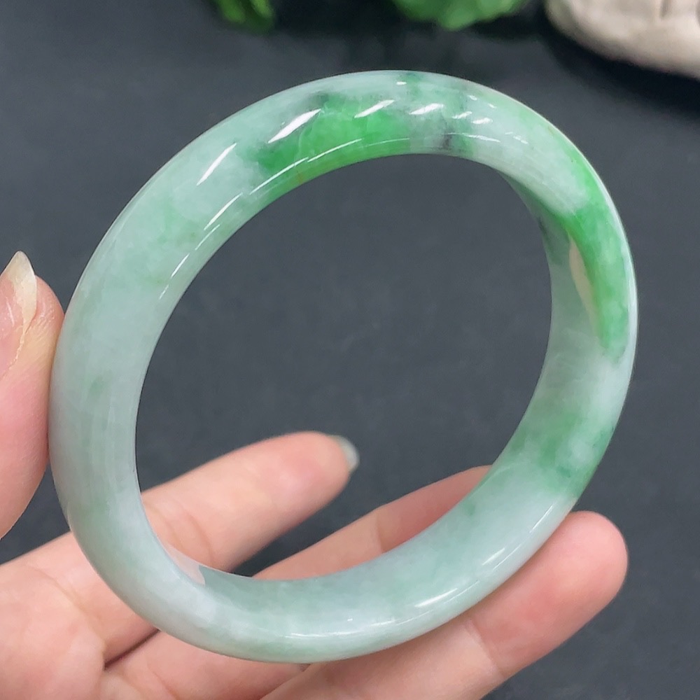 F21421968 Jadeite Bangle Size 59.5mm Total Weight Approx. 60.82g