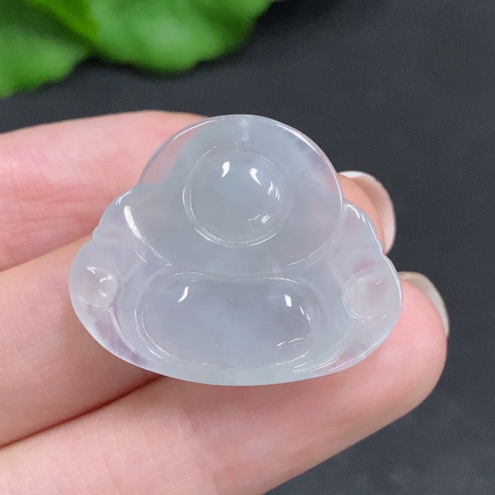 F34003088 Jadeite Buddha Pendant Total Weight Approx.5.5g