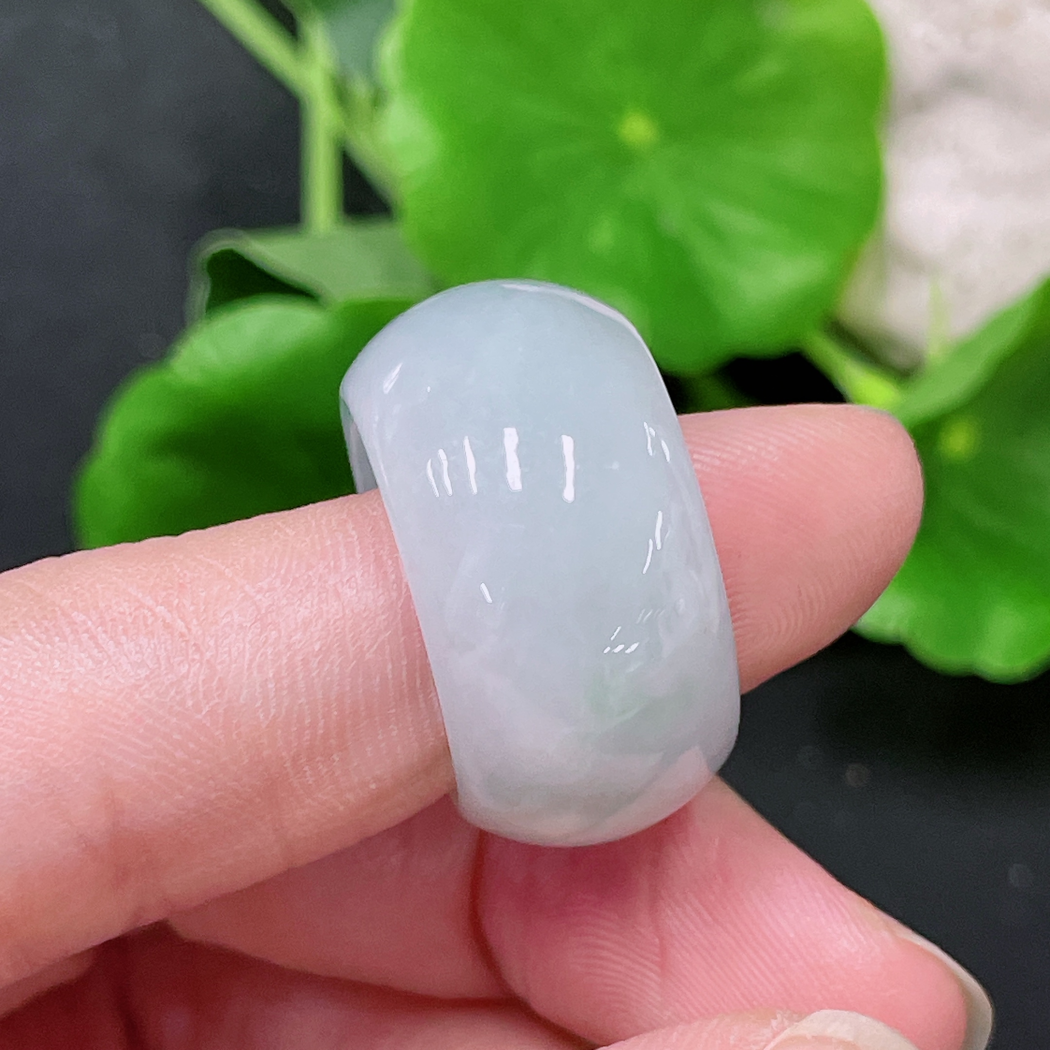 F34957849 Jadeite Thumb Ring Total Weight Approx.9.48g Size 13