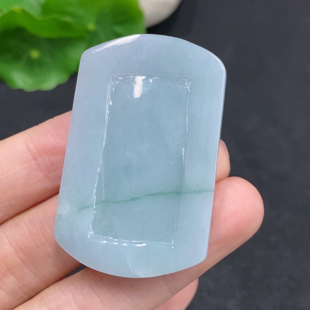 F33830790 Jadeite Plain Pendant, Total Weight Approx. 21.2g