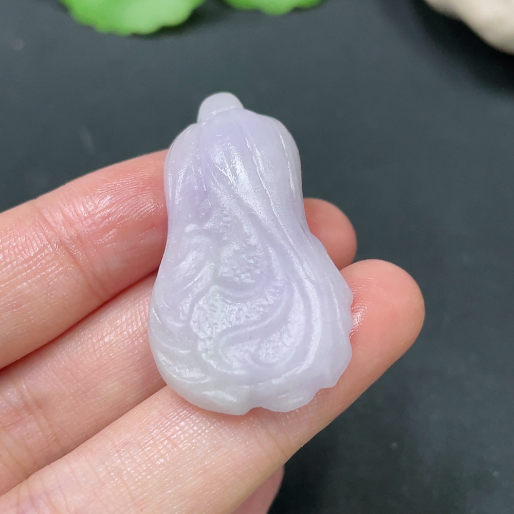 F23624487 Jadeite cabbage pendant semi-finished product gross weight 10.660g