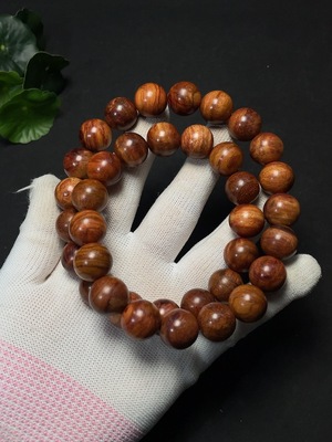 W41943316 黄花梨长串 货品总重约52.9g 卡14.9mm左右