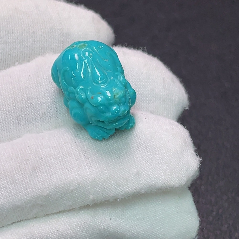 C34989654 Turquoise Jewelry, Color Origin Undetermined, Total Weight Approximately 4.77g