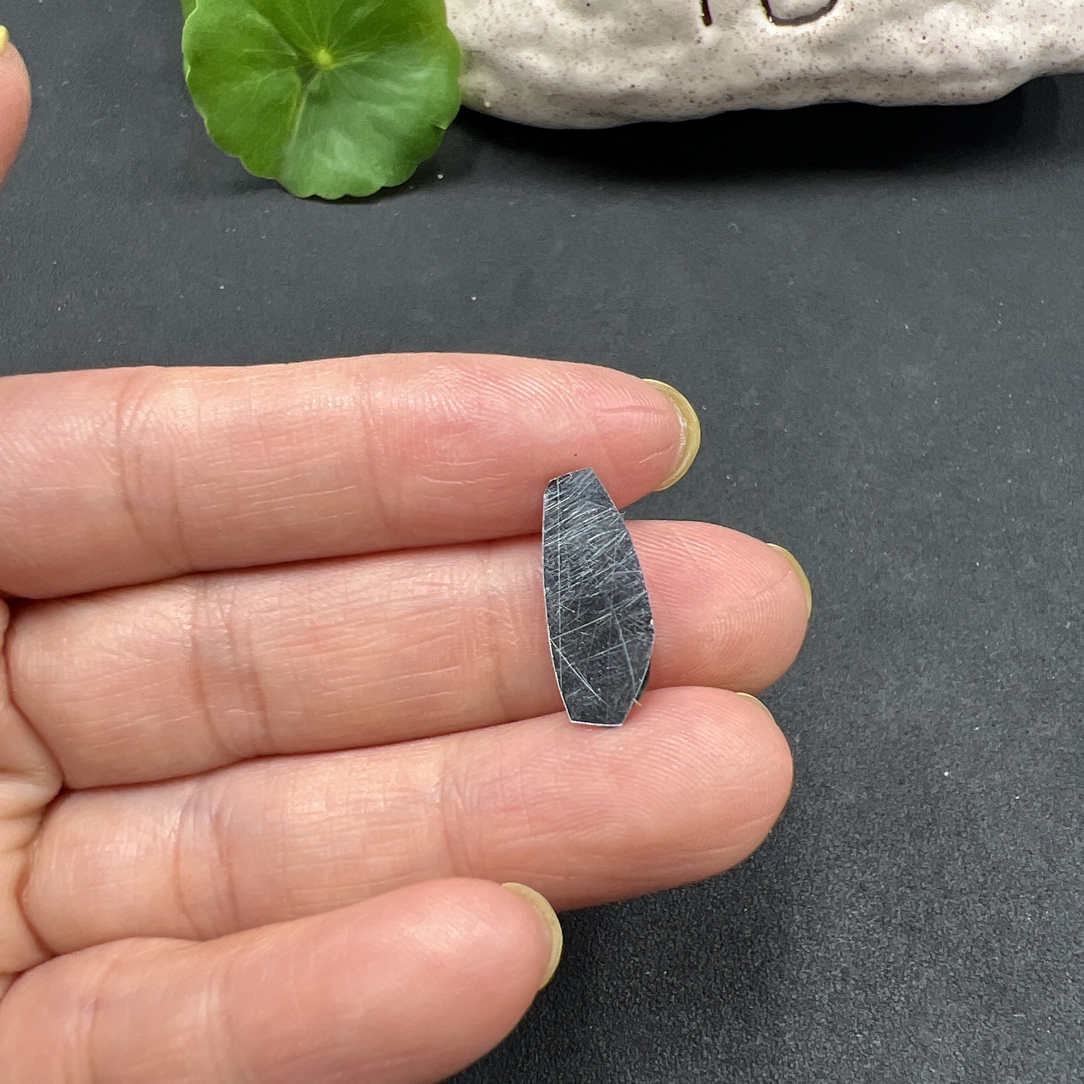 F12289511 Jadeite Auspicious Gourd Inlay Piece