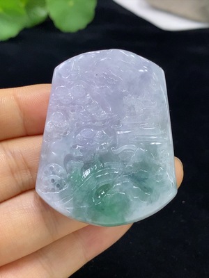 F33910780 Jadeite Landscape Pendant Total Weight Approximately 27.73g