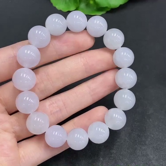 F30488807 Jadeite Beaded Necklace Approx. 12.2mm Total Weight Approx. 51.9g