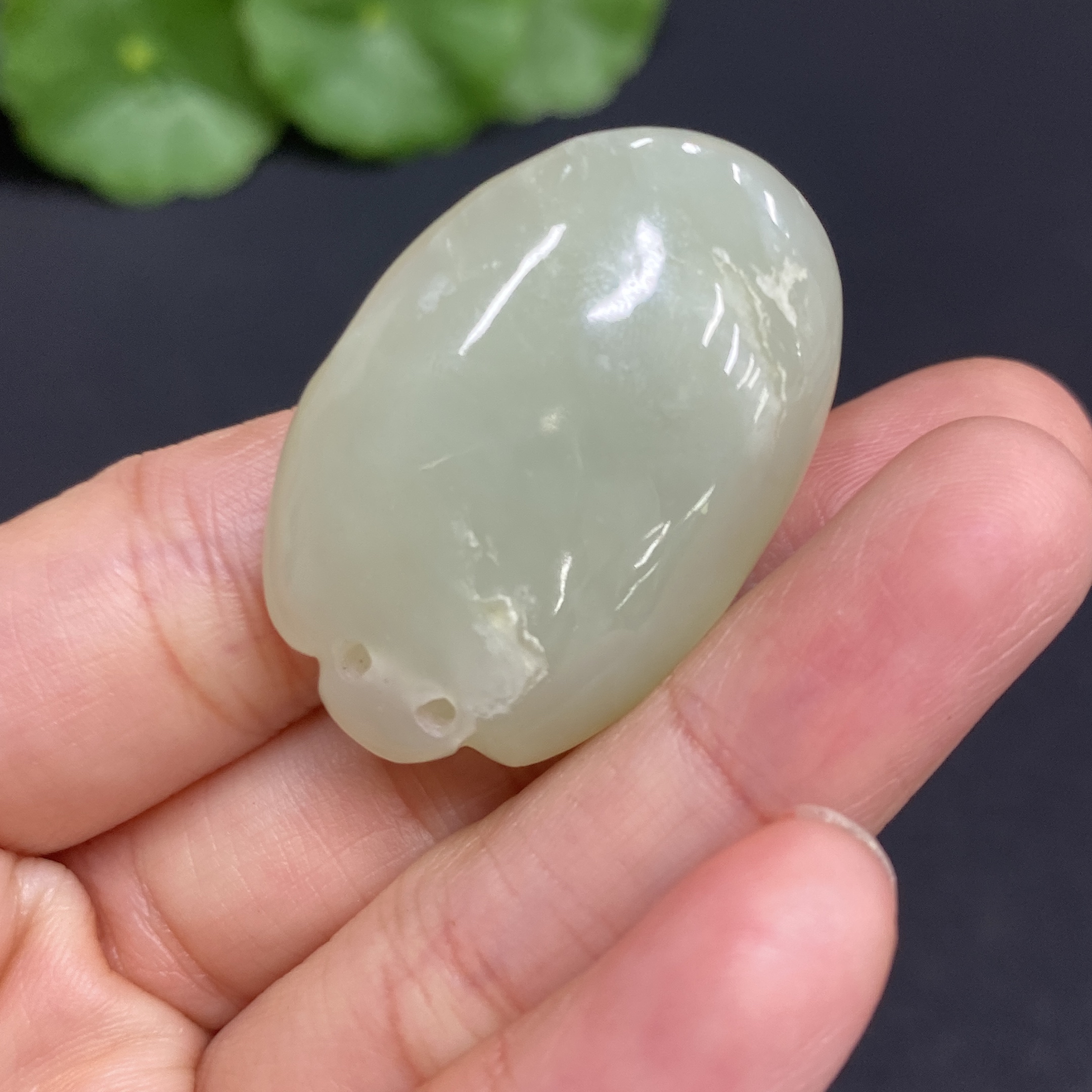H31693903 Hetian Jade Pendant - Seize the Opportunity - Total Weight Approx. 13.1g