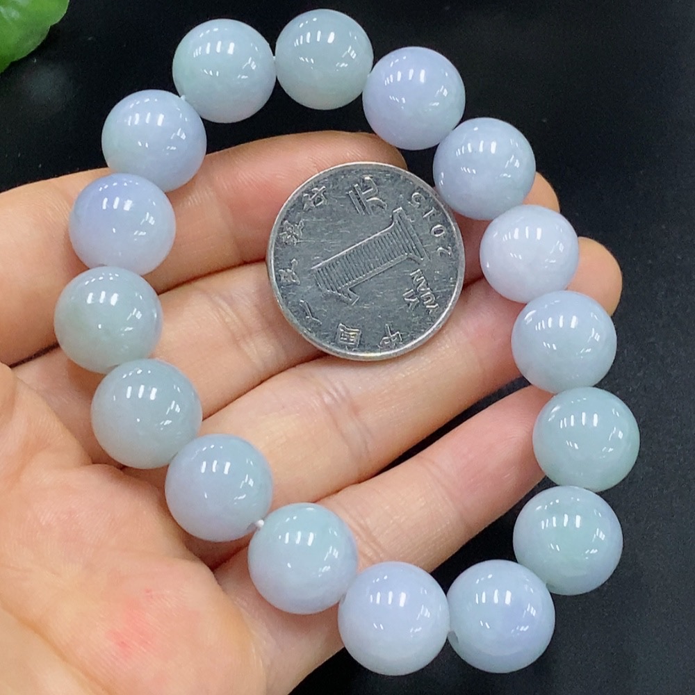 F27089650 JadeiteBead Bracelet Total Weight Approx. 55.05g Size About 12.5mm