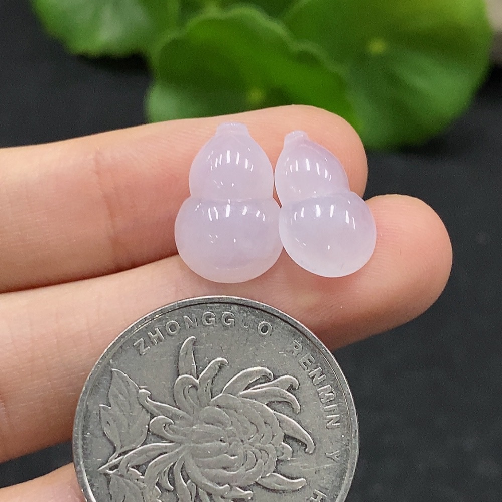 F34964548 Jadeite Gourd Inlaid Pieces Sell as a Lot