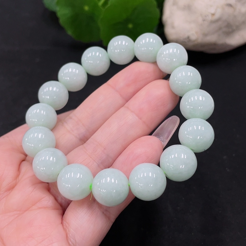 F35082327 Jadeite Bracelet, Approx. 12mm, Total Weight Approx. 47.9g