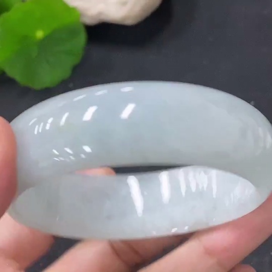 F31661133 Jadeite Concubine Bracelet Size 52.5/45.5mm Total Weight Approx. 54.6g