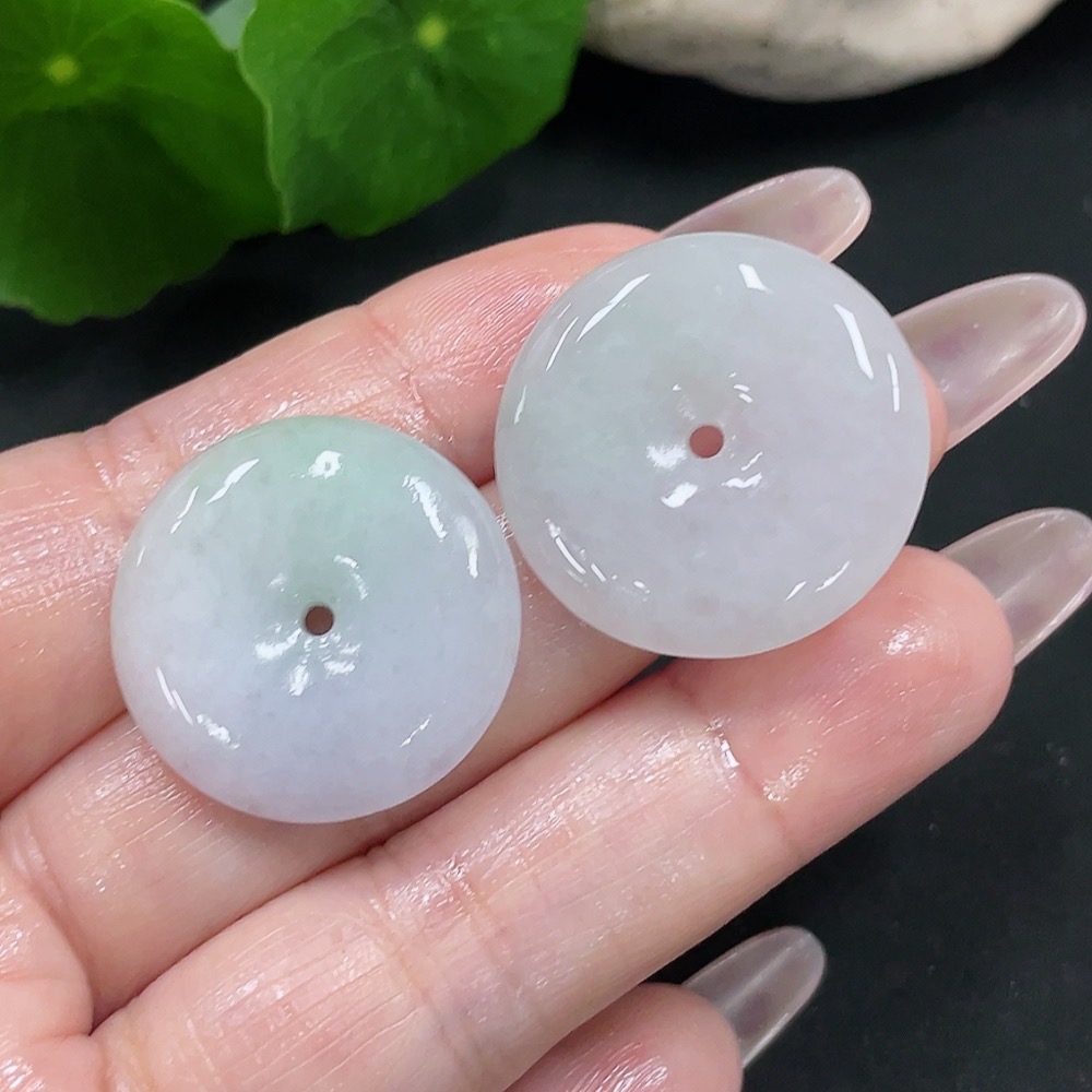 F35082423 Jadeite Rough Pendant Peace Buckle Sell as a Lot