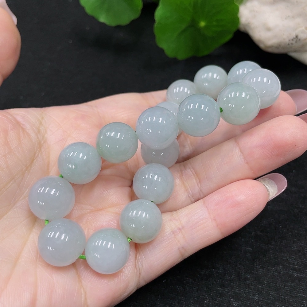 F32809564 Jadeite Bracelet, Approx. 13.3mm, Total Weight Approx. 64.3g