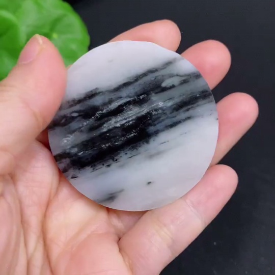 H32812515 Hetian Jade Pendant Plain Pendant Total Weight About 36g