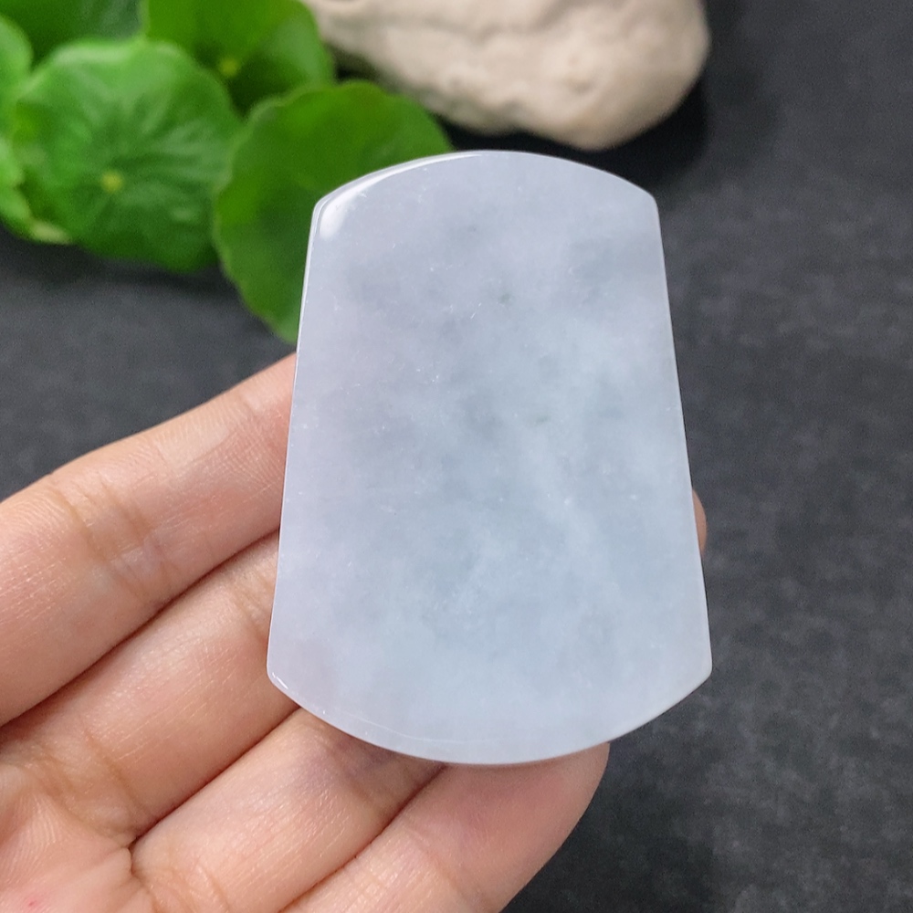 F34954694 Jadeite Plain Pendant Total Weight Approx. 69.79g