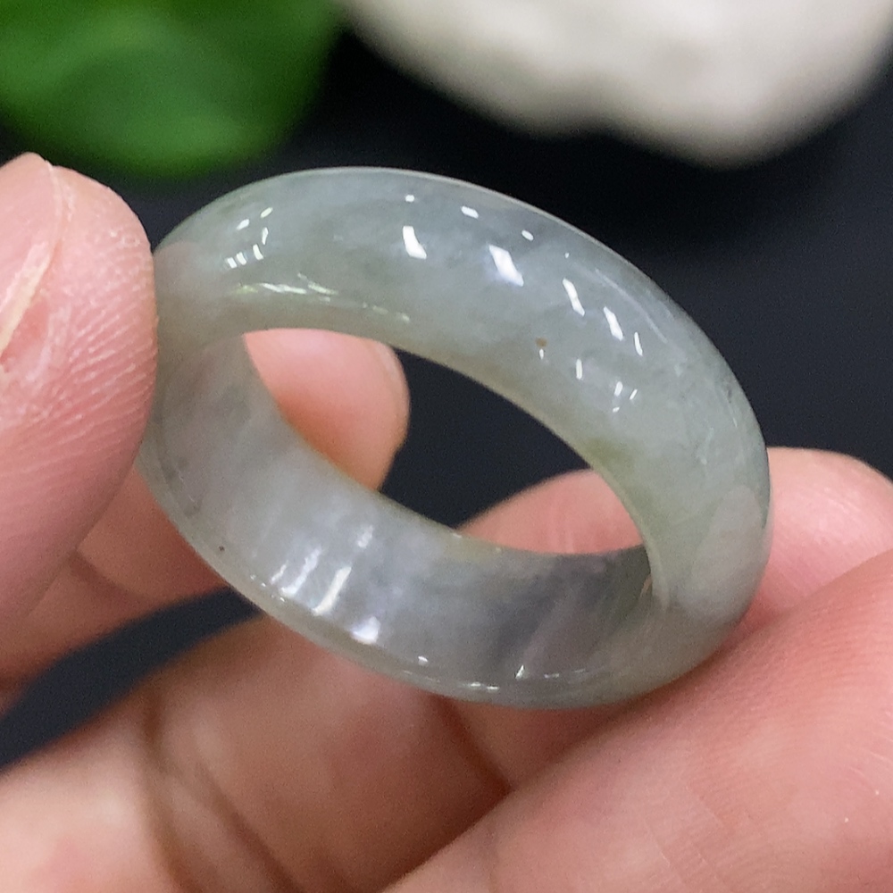 F33883295 Jadeite Ring Size 21 Total Weight Approx 4g