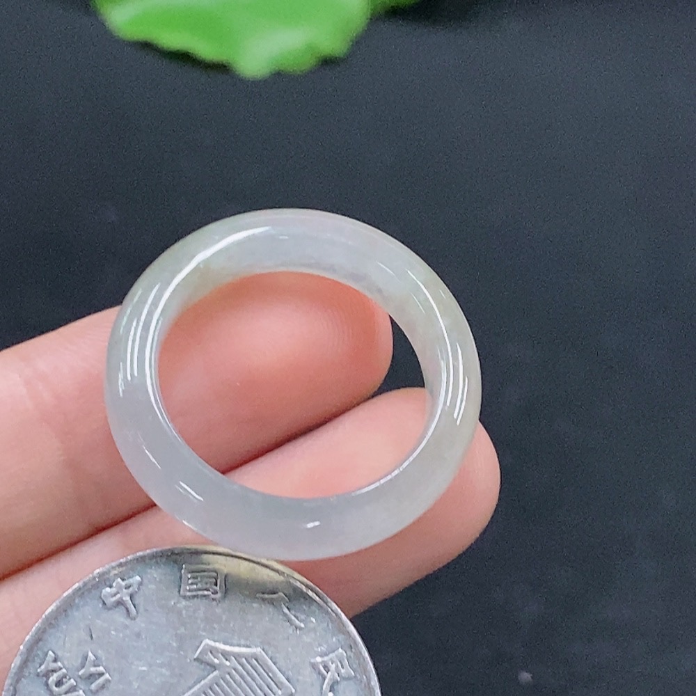 F32695908 Jadeite Ring Size 18 with Crack Total Weight Approx. 3.46g