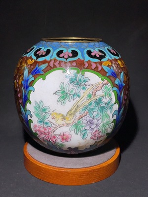 W31638640 Republic of China export copper wire cloisonné enamel cloisonné lampshade miscellaneous