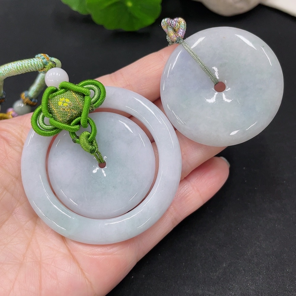 F31591953 Jadeite Pendants Sell as a Lot