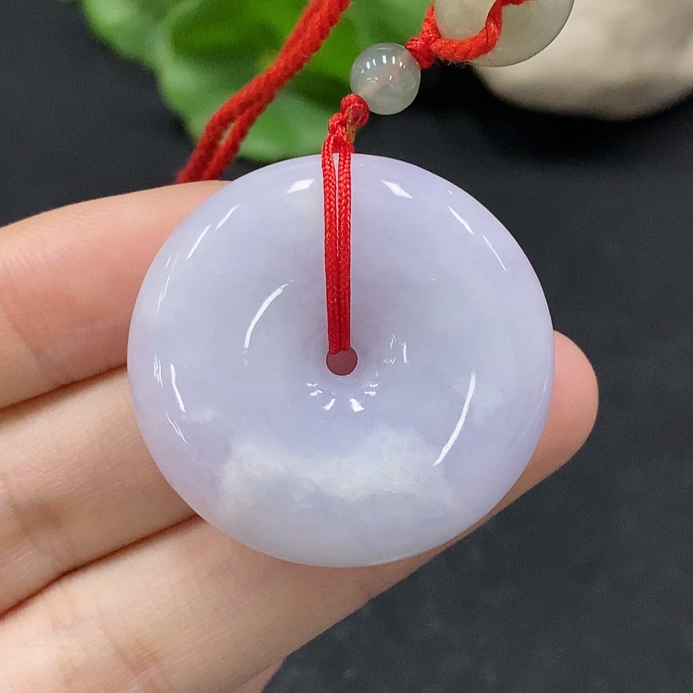 F34055984 Jadeite Peace Knot Pendant Total Weight Approx. 20.28g