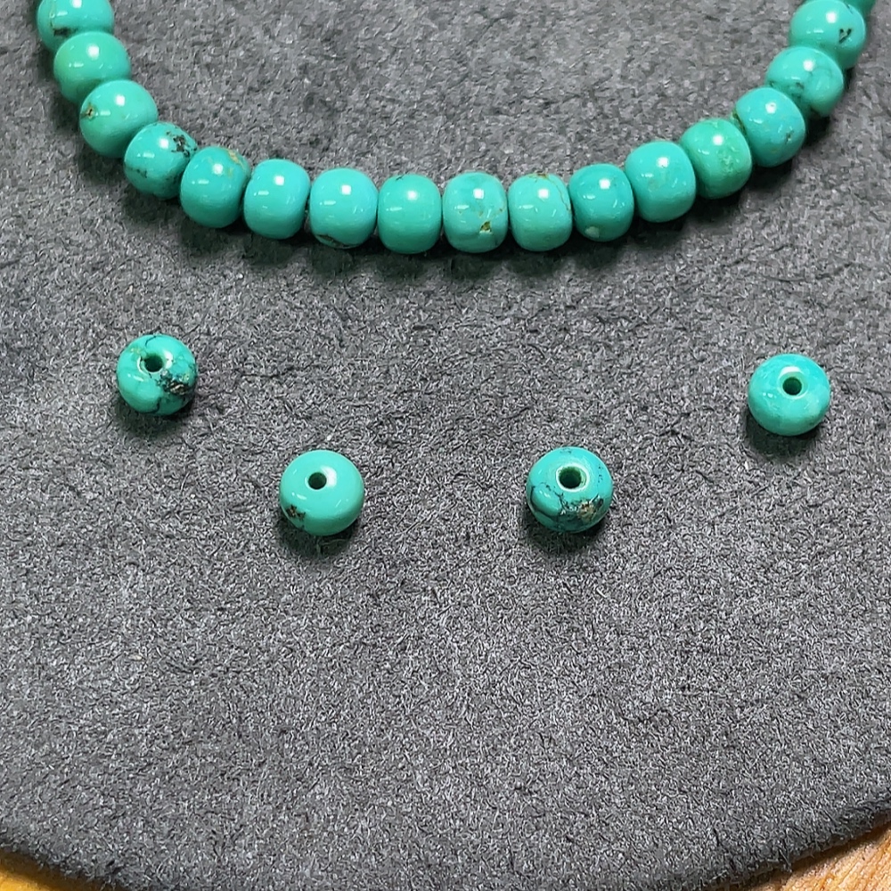 C34993772 Turquoise Bracelet + Small Beads (Contains Other Mineral Components, Total Weight Approx. 6.15g, Sell as a Lot)