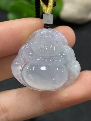F34964621 Jadeite Buddha Pendant, Total Weight Approx. 8.76g