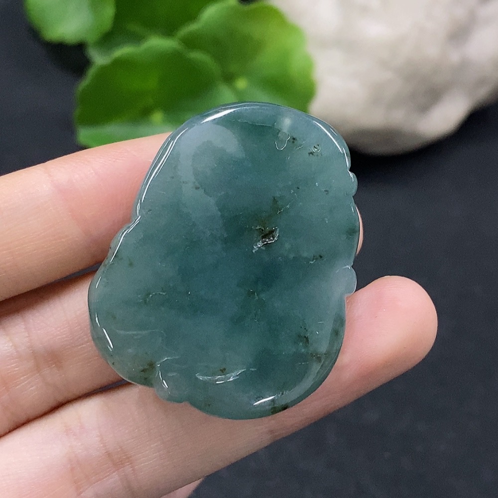F33896284 Jadeite Ruyi Pendant Total Weight Approx. 23.25g