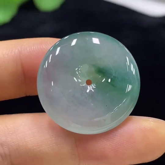 F34975029 Jadeite Safety Buckle Pendant Total Weight Approx. 7.79g