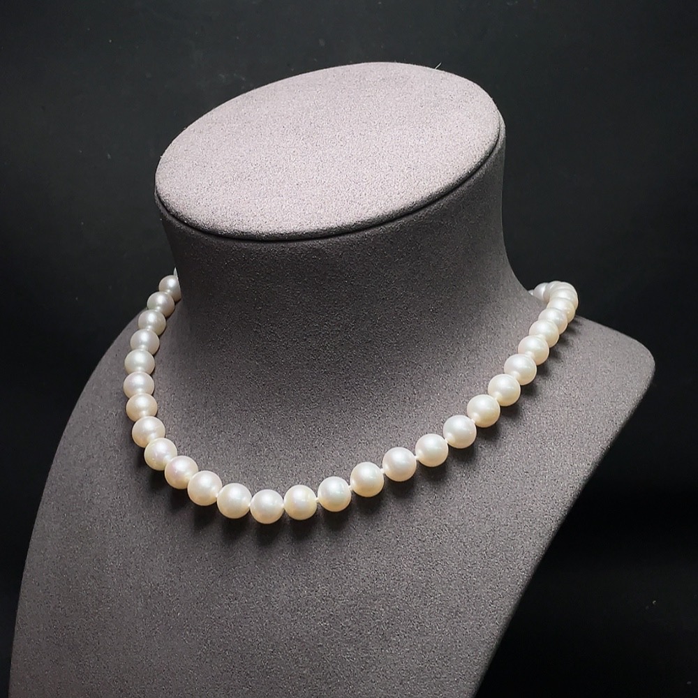C33937077 Pearl Necklace 58% Gold Content Total Weight Approx. 44.1g Stone Size About 8.9mm