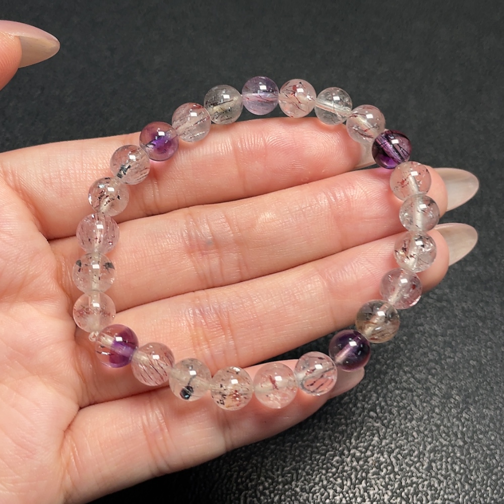 C34066899 Crystal Bracelet Total Weight Approx.12.61g Size About 7mm