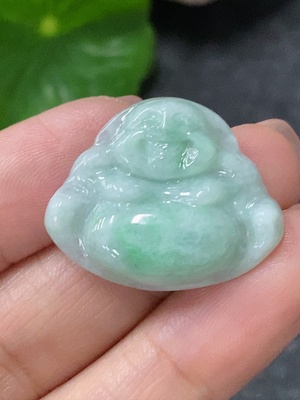F34998312 Jadeite Pendant Buddha, total weight approximately 3.73g