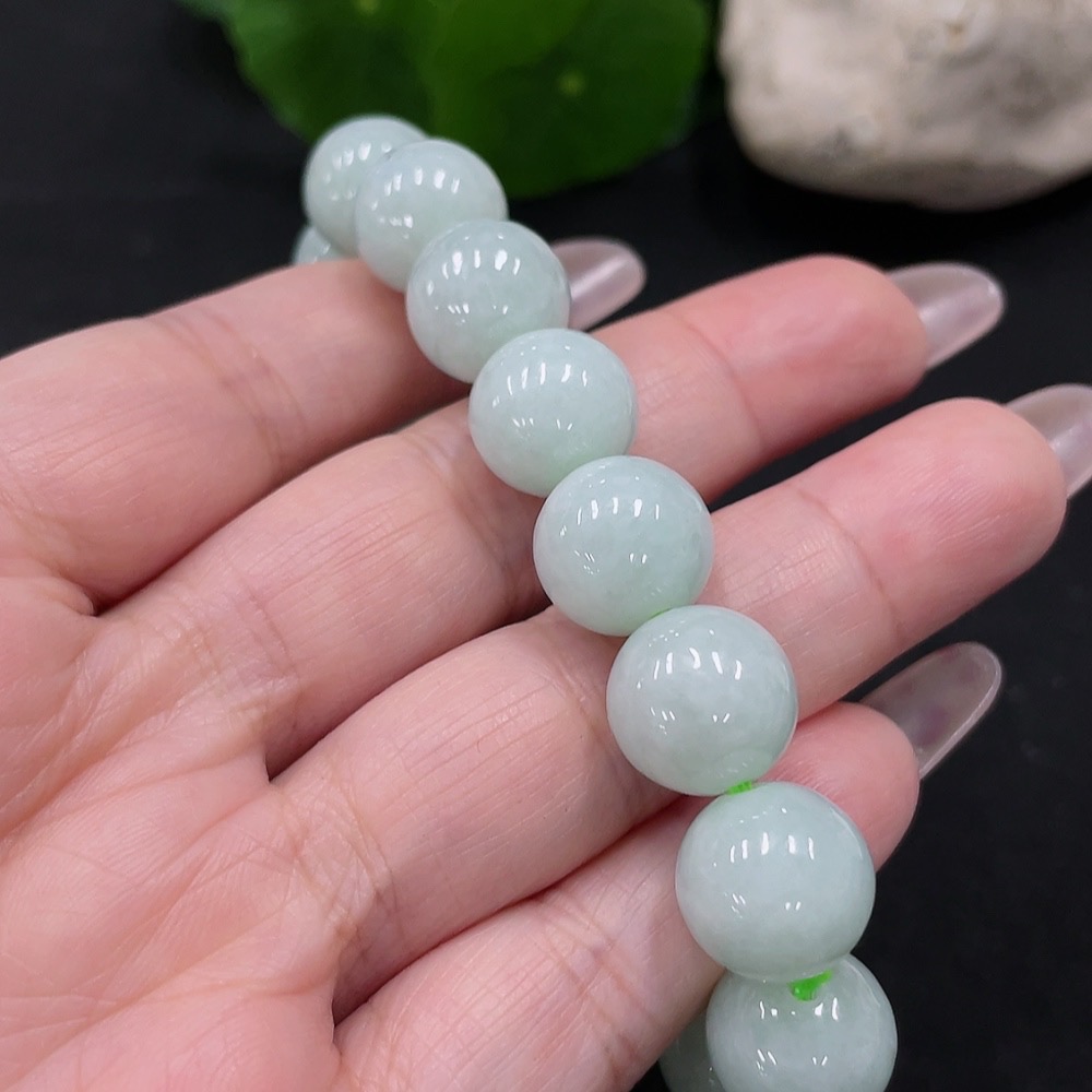 F35082327 Jadeite Bracelet, Approx. 12mm, Total Weight Approx. 47.9g