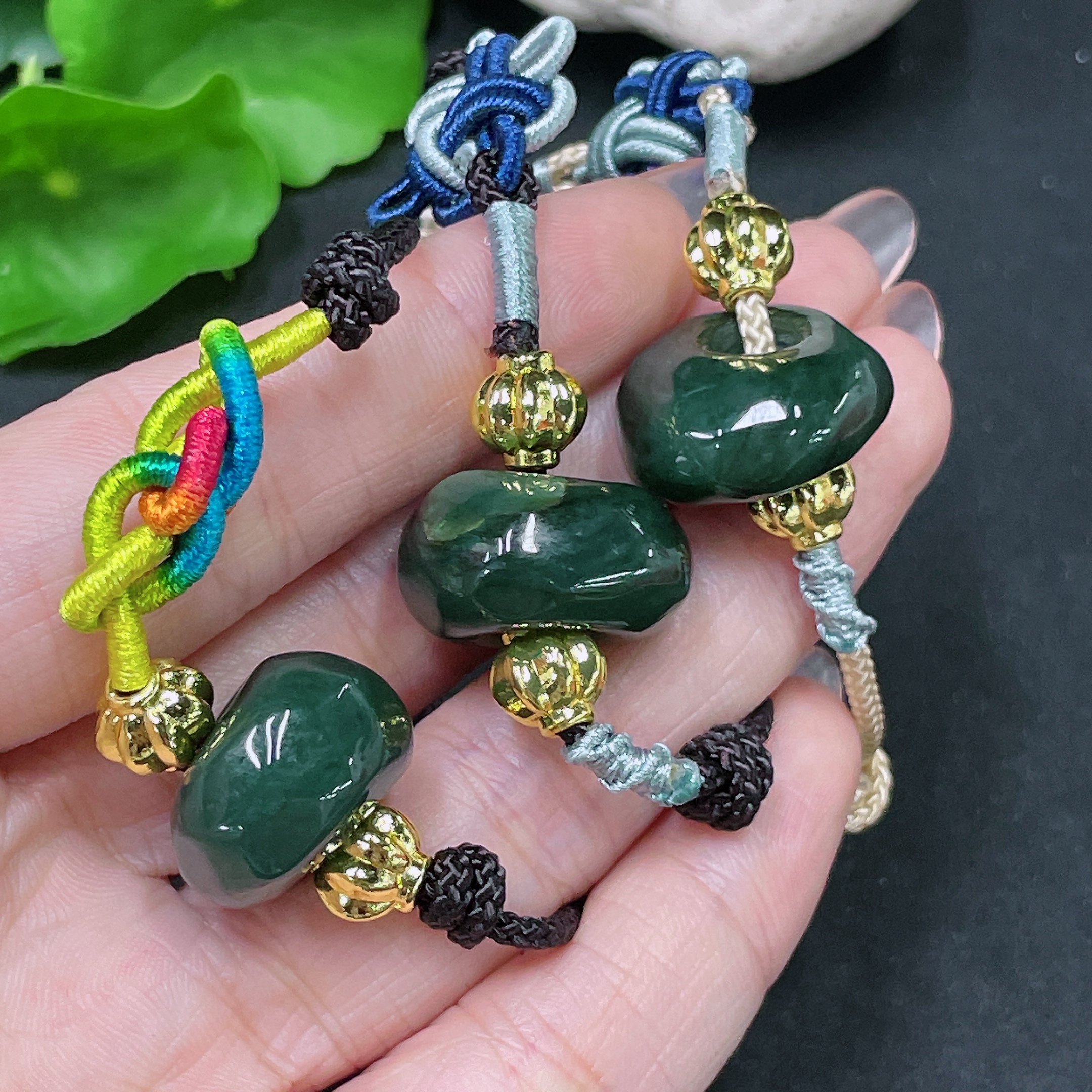 F34020002 Jadeite Pendants Sell as a Lot Non-Gold