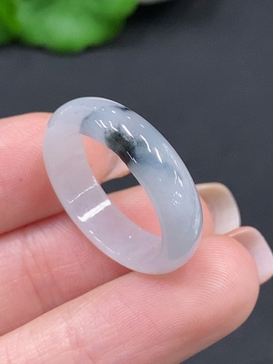 F27074873 Jadeite Ring Size 18 Total Weight Approx. 3g (Including Other Mineral Components)